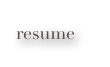 resume